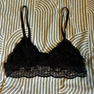 Elegant Black Lace Bralette